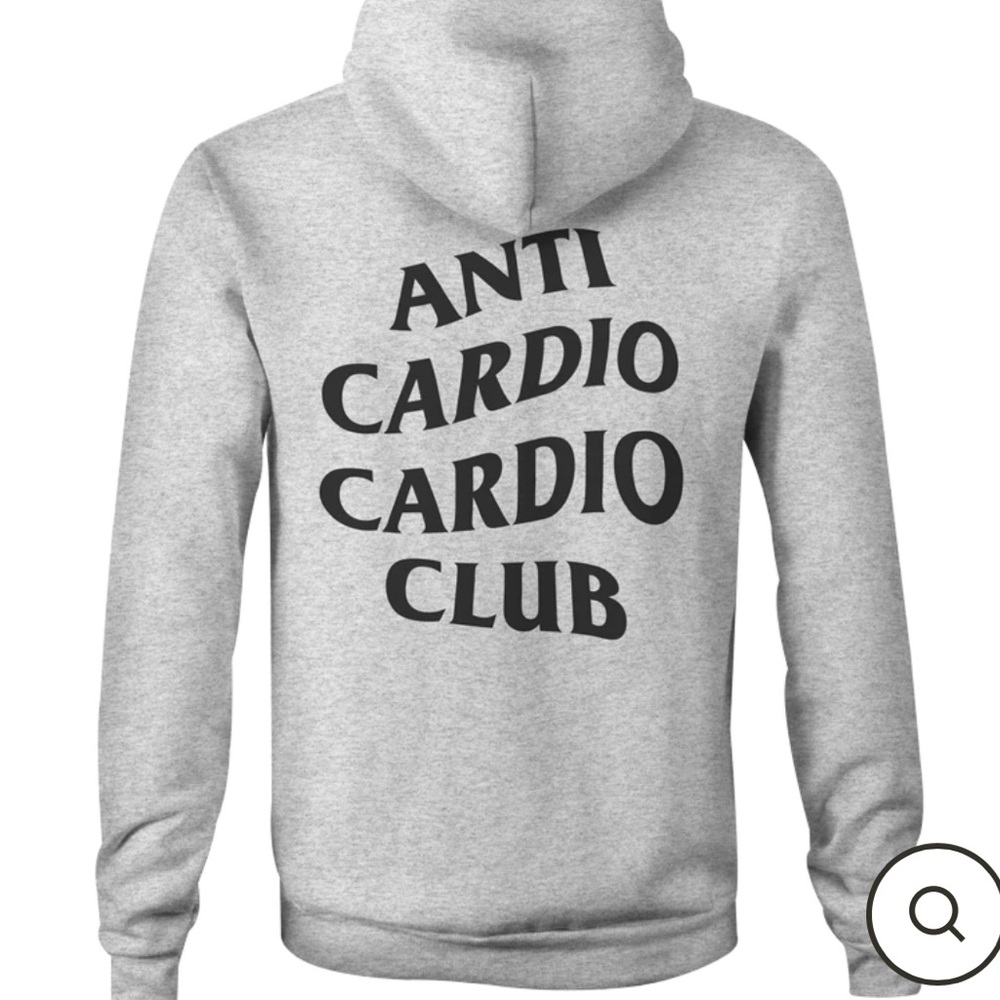 ANTI CARDIO UNI-FLEX HOODIE Black Small